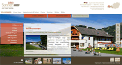 Desktop Screenshot of dreisonnenhof.at